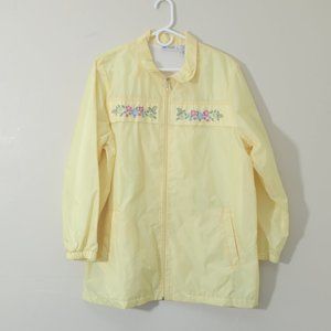 Blair Yellow Floral Embroidered Jacket (L)